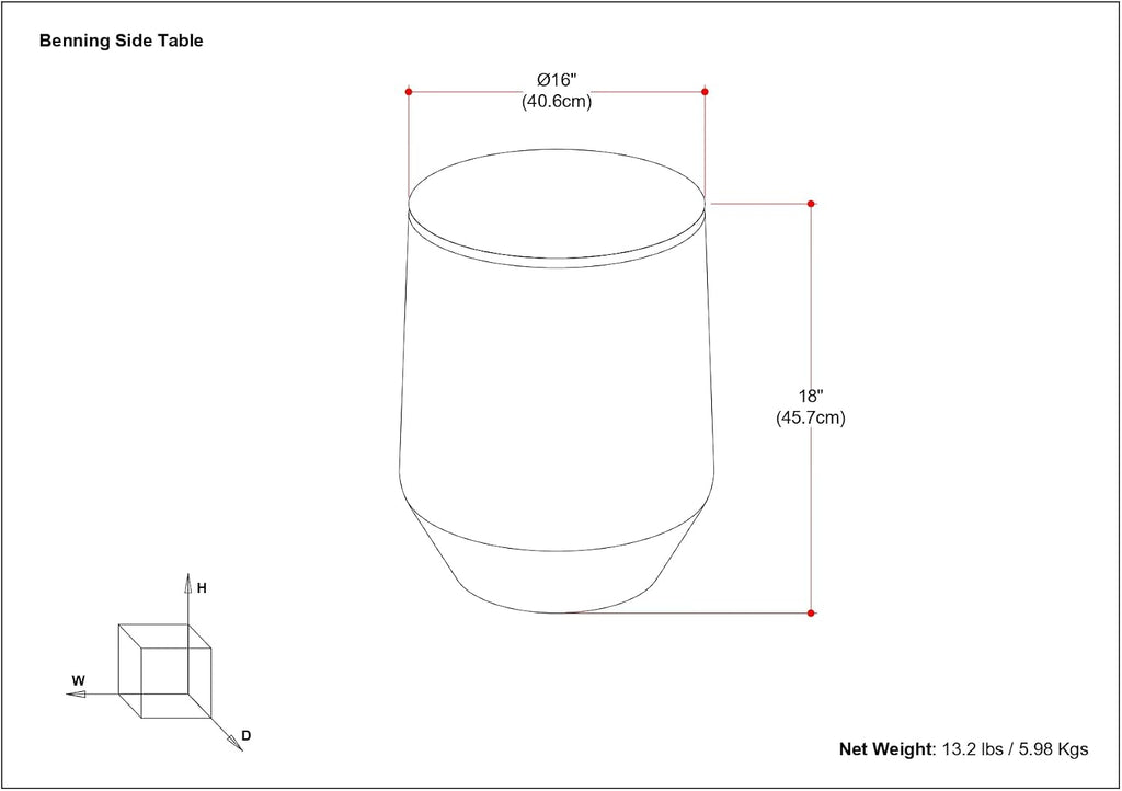 Brass Iron Genuine Marble Round Compact Side Table
